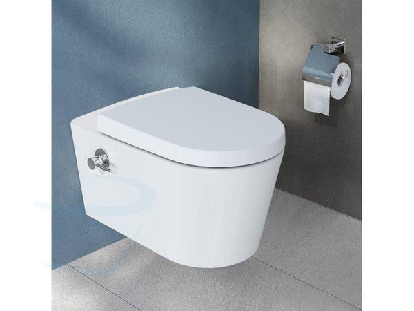 turks toilet met warm water thermostaat mengkraan